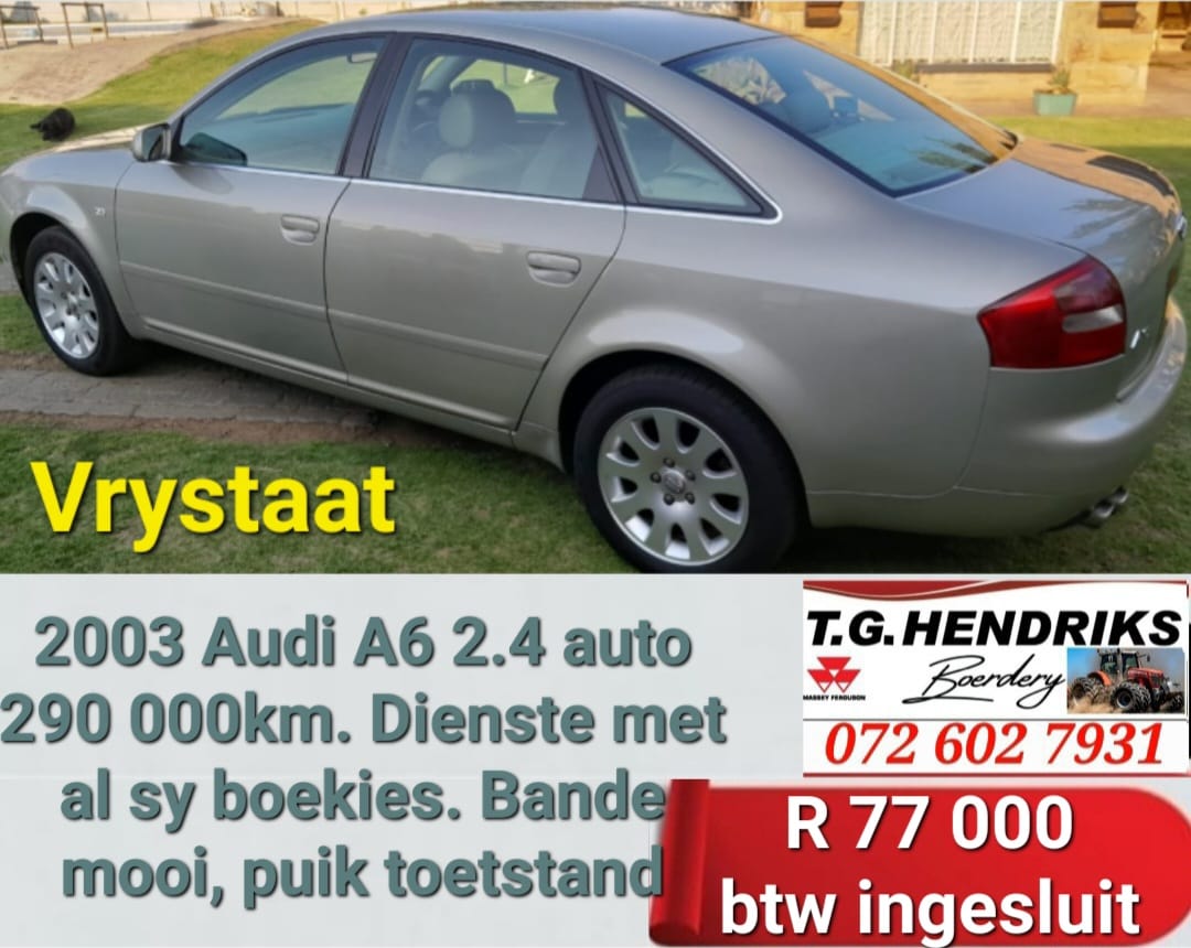 2003 Audi A6 2.4 Auto | T.G Hendriks boerdery