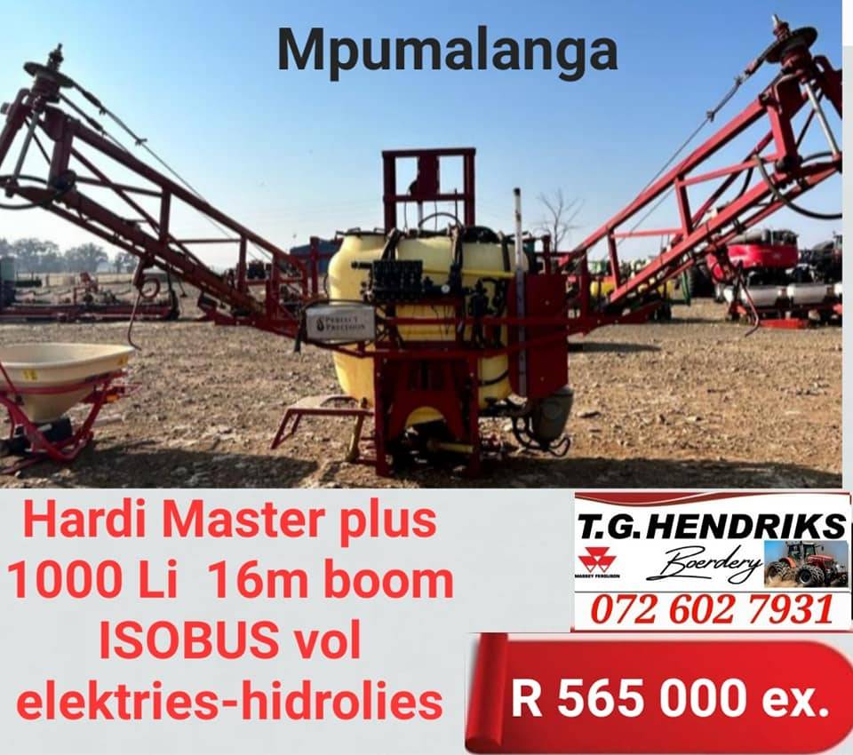 Hardi Master plus | T.G Hendriks boerdery