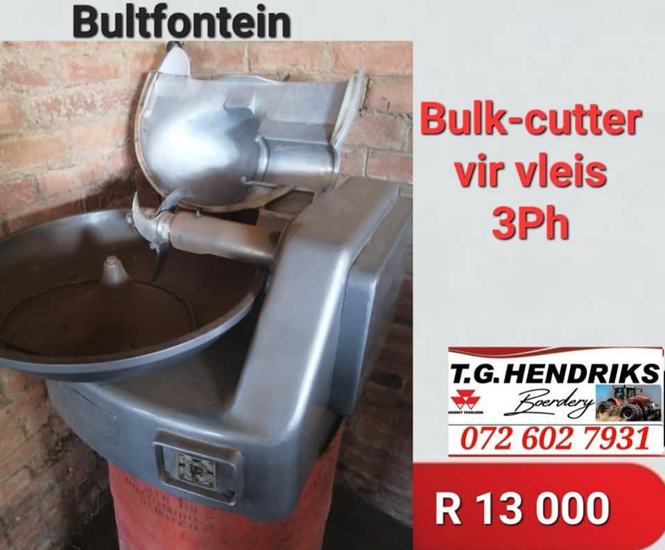 Bulk-cutter vir vleis 3Ph | T.G Hendriks boerdery
