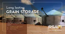 Long lasting grain storage | Corrugated zincalum grain dams | RSA Grain Storage Solutions